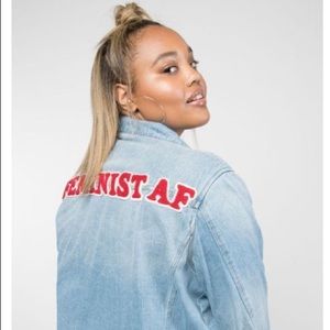 Premme Feminist AF denim jacket